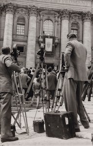 Fotografer på Peterspladsen i Rom