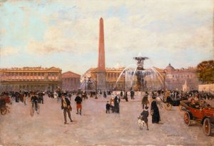 Place de la Concorde, af Luigi Loir