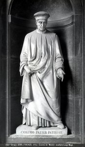 Statue af Cosimo de Medici af Luigi Magi