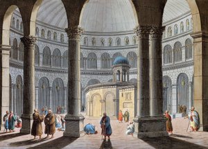 Den Hellige Gravs Kirke, Jerusalem af Luigi Mayer