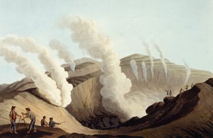 Krater i vulkanøen af Luigi Mayer