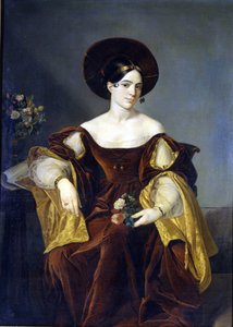 Maria de la Felicidad Malibran (1808 - 1836) Maleri af Luigi Pedrazzi. La Scala-museet i Milano af Luigi Pedrazzi