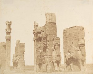 Den gamle port til Persepolis], 1858. af Luigi Pesce