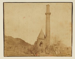 Natanz, minaret fra Khanaqah, Zabed Al-Samad af Luigi Pesce