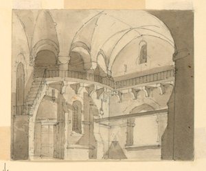 Scenedesign, Interiør i Fængslet af Luigi Ricci