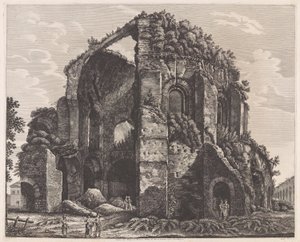 Resten af ​​Templet Minerva Medica