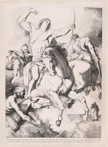 Jeg så, at lammet havde åbnet sig... (The Four Horsemen of the Apocalypse) af Luigi Sabatelli I