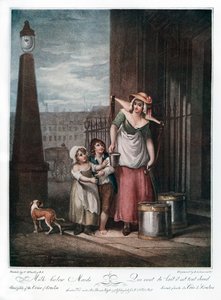 Mælk under tjenestepiger, 1793.