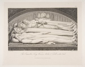 Rådgiveren, kongen, krigeren, mor og barn i graven, fra graven, et digt..., 1. marts 1813. af Luigi Schiavonetti