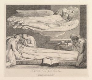 The Death of the Good Old Man, fra Graven, et digt af Robert Blair, 1. marts 1813.