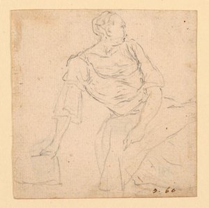 Siddende kvinde af Luigi Vanvitelli