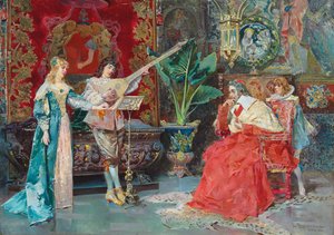 Et musikalsk mellemspil, 1881 af Luis Alvarez Catalá