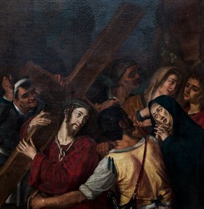Bæring af korset af Luis Pascual Gaudi