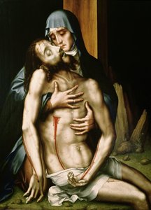 Pieta (olie på panel)