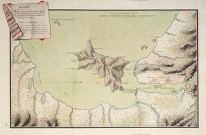 Kort over havnen og floden Guayaquil ved Sydhavet af Luis de Surville