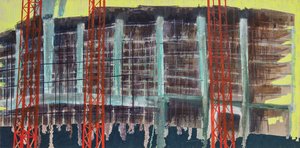 Work in Progress I, 2014 (olie og akryl på lærred)