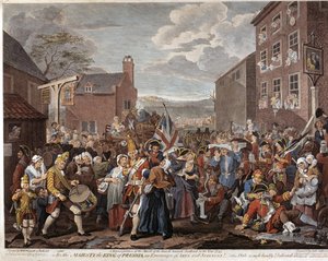 Gardernes march mod Skotland i år 1745