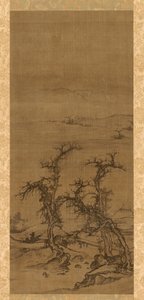 Bærer en Qin på besøg, 1271-1368. af Luo Zhichuan