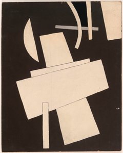 Sans titre - Popova, Lyubov Sergeyevna (1889-1924) Unavngivet Gouache på pap ca 1916-1918 - 49,5x39,5 - New York City. Museum of Modern Art (MOMA) af Lyubov Sergeevna Popova