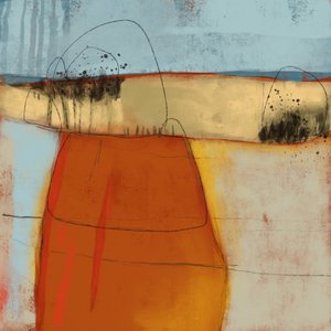 Fredfyldt, abstrakt landskab af MANSI SAXENA