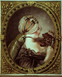 Provokerende troskab indgraveret af Louis Marin Bonnet (1743-93) af M.A. (after) Parelle