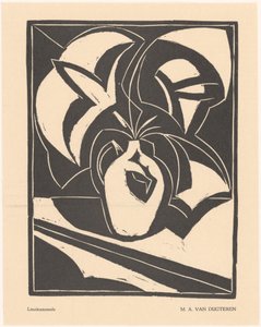 Blomster i en kande af M.A. van Dugteren