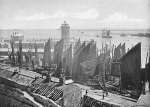 Lavt lys, North Shields, c1896