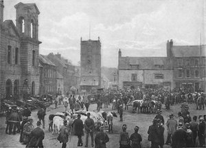 Markedsplads, Morpeth, c1896