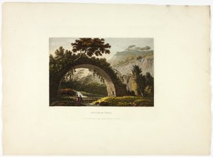 Varus-broen, planche otteogtyve fra Roms ruiner af M. Dubourg