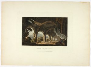Stalde i Meccenas villa, planche 11 fra Roms ruiner af M. Dubourg