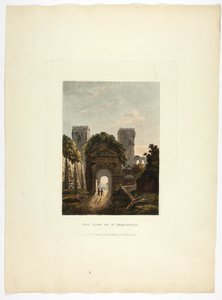 Sebastians port, planche 17 fra Roms ruiner af M. Dubourg