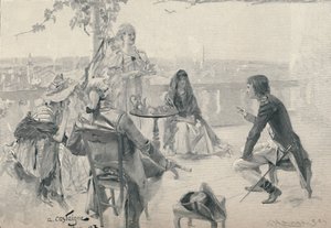 Napoleon i samfundet i Valence. 1785, 1896