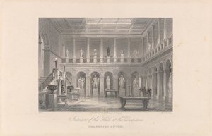 Interiør af Hallen ved Deepdene af M. J. Starling