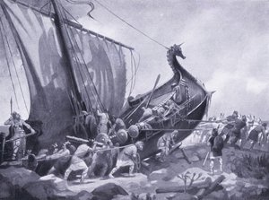 Magnus sejler rundt om Mull of Kintyre AD1098, 1920