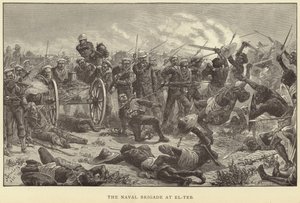 Flådebrigaden ved El-Teb af M. Schonberg
