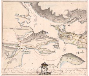 A Plan of Rhode Island af Seix (manuskript) af M. Seix