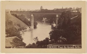 Bern. Chemin defer-broen. af M. Vollenweider