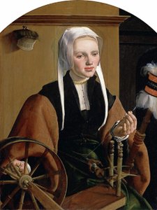 Tysk: Weibliches Bildnis, Anna Codde Portræt af (muligvis) Anna Codde, hustru til Pieter Gerritsz Bicker af Maarten van Heemskerck