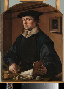 Portræt af en mand, muligvis Pieter Gerritsz Bicker Portræt af en mand af Maarten van Heemskerck