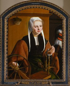 Portræt af en ung dame, 1529 af Maarten van Heemskerck