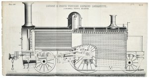 London og North Western Express Lokomotivplade 138 af Mackay & Kirkwood