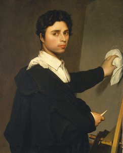 Ingres as a Young Man, ca. 1850-60 (olie på lærred) af Madame Gustave Hequet