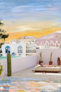 Ibiza, 2022 (akrylmaling på arkivbestandigt pigmentprint)