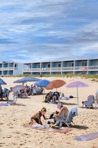Montauk, 2021 (akrylmaling på arkivbestandigt pigmentprint)