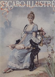 maj Blomster. Forside af Le Figaro Illustre, maj 1894