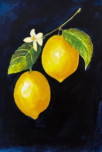 Farvestrålende citroner af Madison Phipps