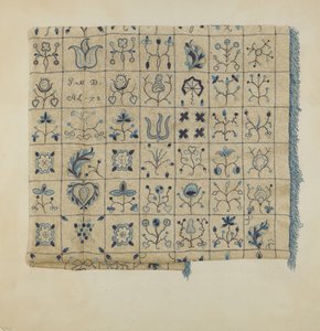 Coverlet af Mae A. Clarke