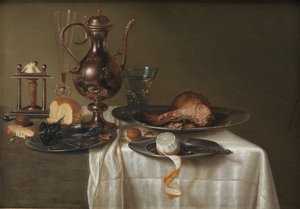 Stilleben. Morgenmad stykke