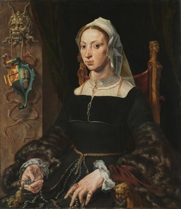 Portræt af Machtelt Suijs af Maerten van Heemskerck