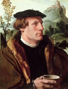 Portræt af en gentleman af Maerten van Heemskerck